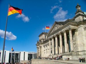 Reichstag in der Aprilsonne